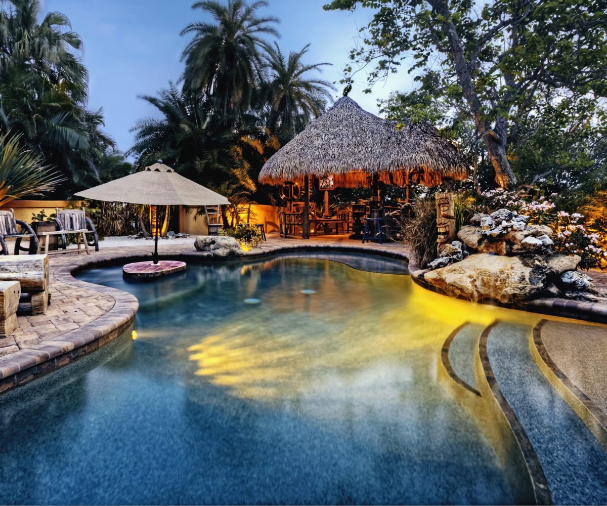 Pool at a Tropical Resort