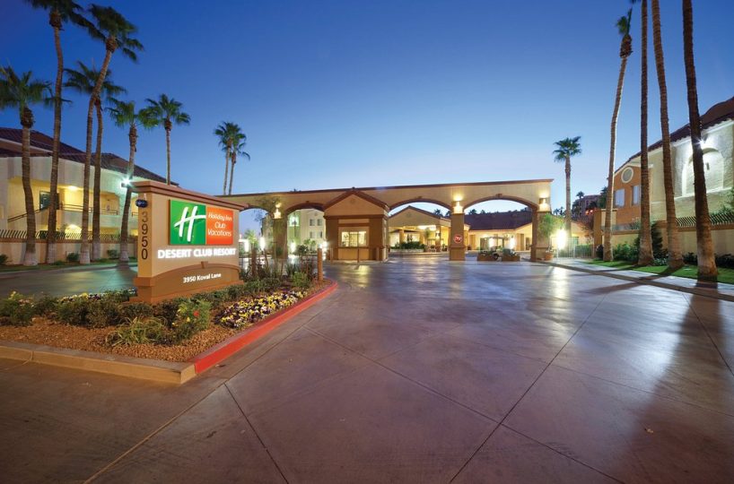 entrance to desert club