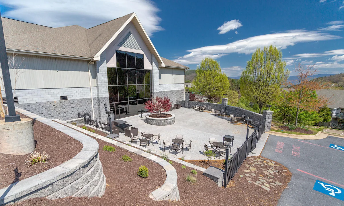 Featured luxury resort property exterior with stunning views